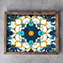 Aberto Design Bandeja REF020 de Madera Maciza, 48 x 38 x 4 cm